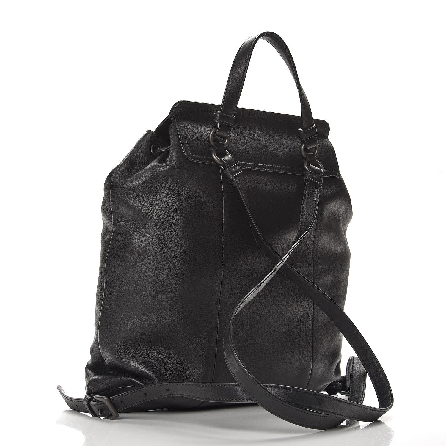 Bottega Veneta Nappa Intrecciato Backpack Nero Black 3 of 8