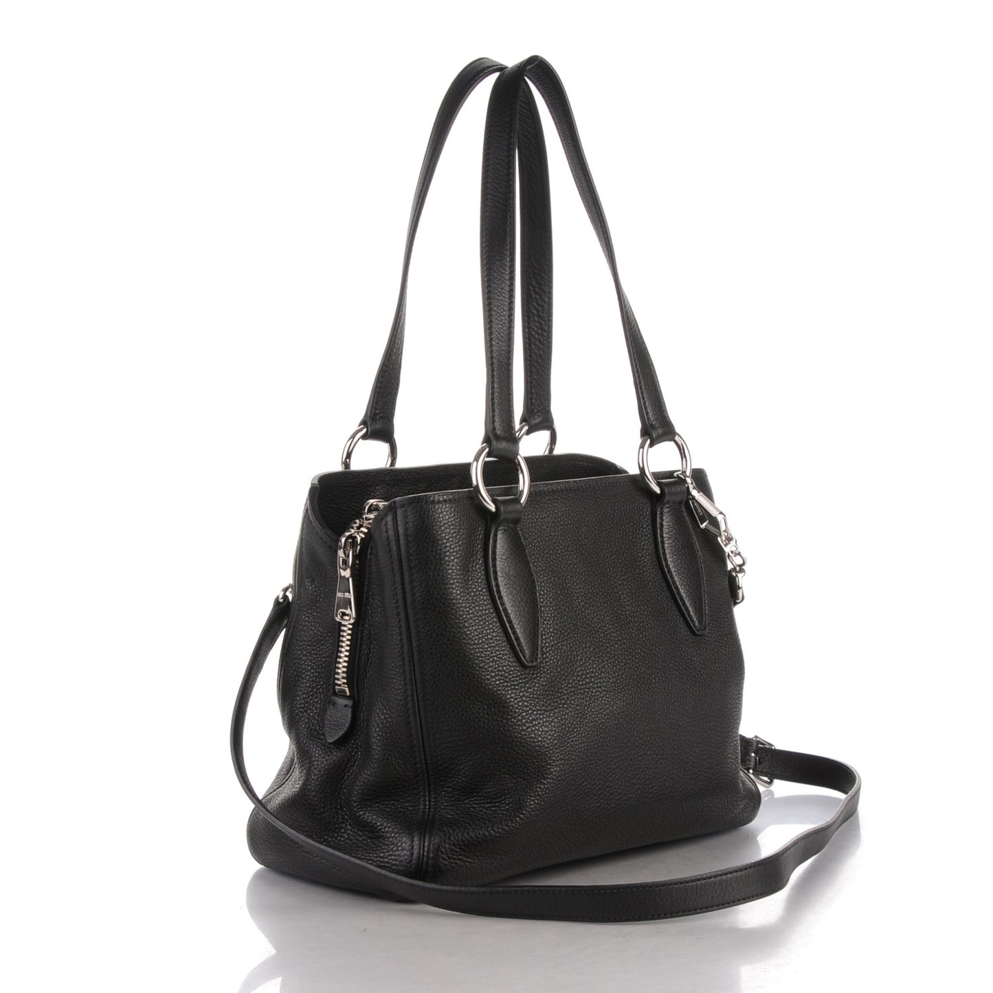 Vitello Phenix Tote Nero Black