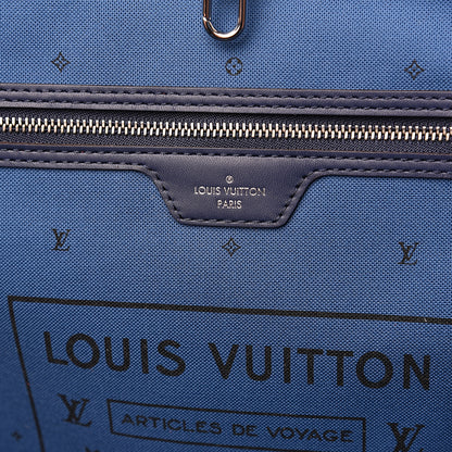Louis Vuitton Monogram Escale Neverfull MM Blue 5 of 11