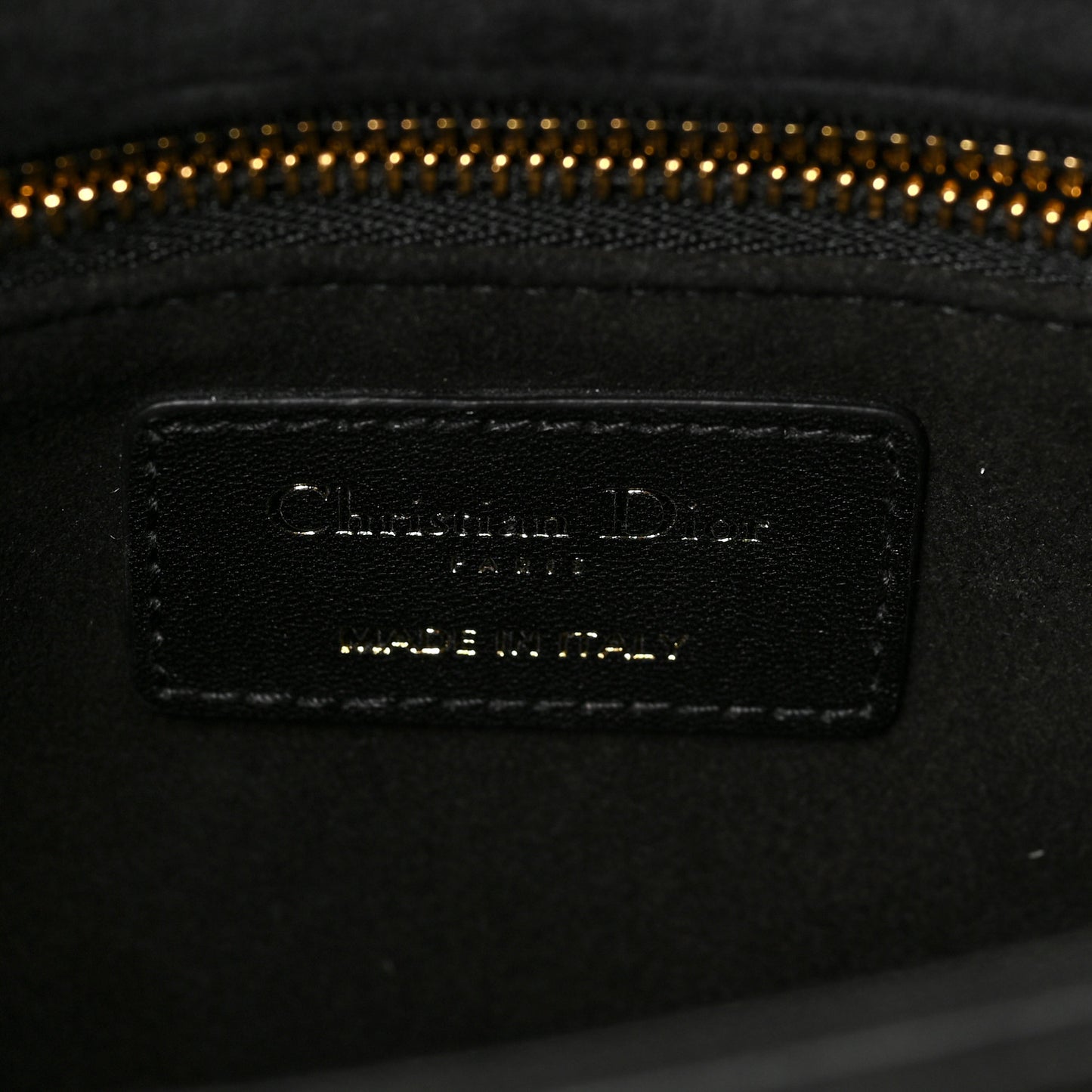 Lambskin Cannage Small My ABCDior Lady Dior Black