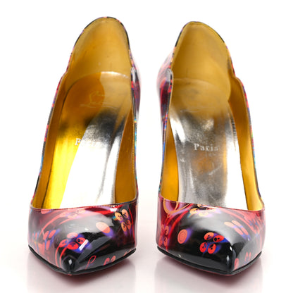 Christian Louboutin Patent Discolaser Hot Chick 100 Pumps 41 Multicolor 2 of 15