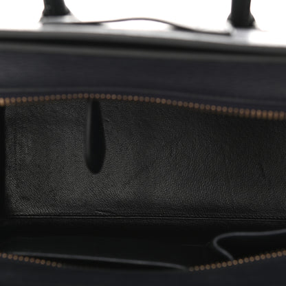 Celine Goatskin Micro Luggage Navy Blue 5 of 10
