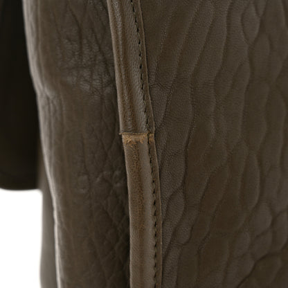 Saint Laurent Grained Lambskin Monogram Medium Niki Chain Satchel Light Musk 12 of 14