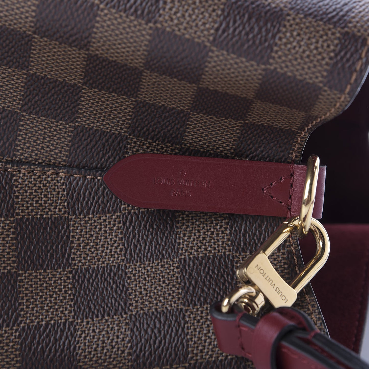 Damier Ebene Neonoe MM Cherry Berry