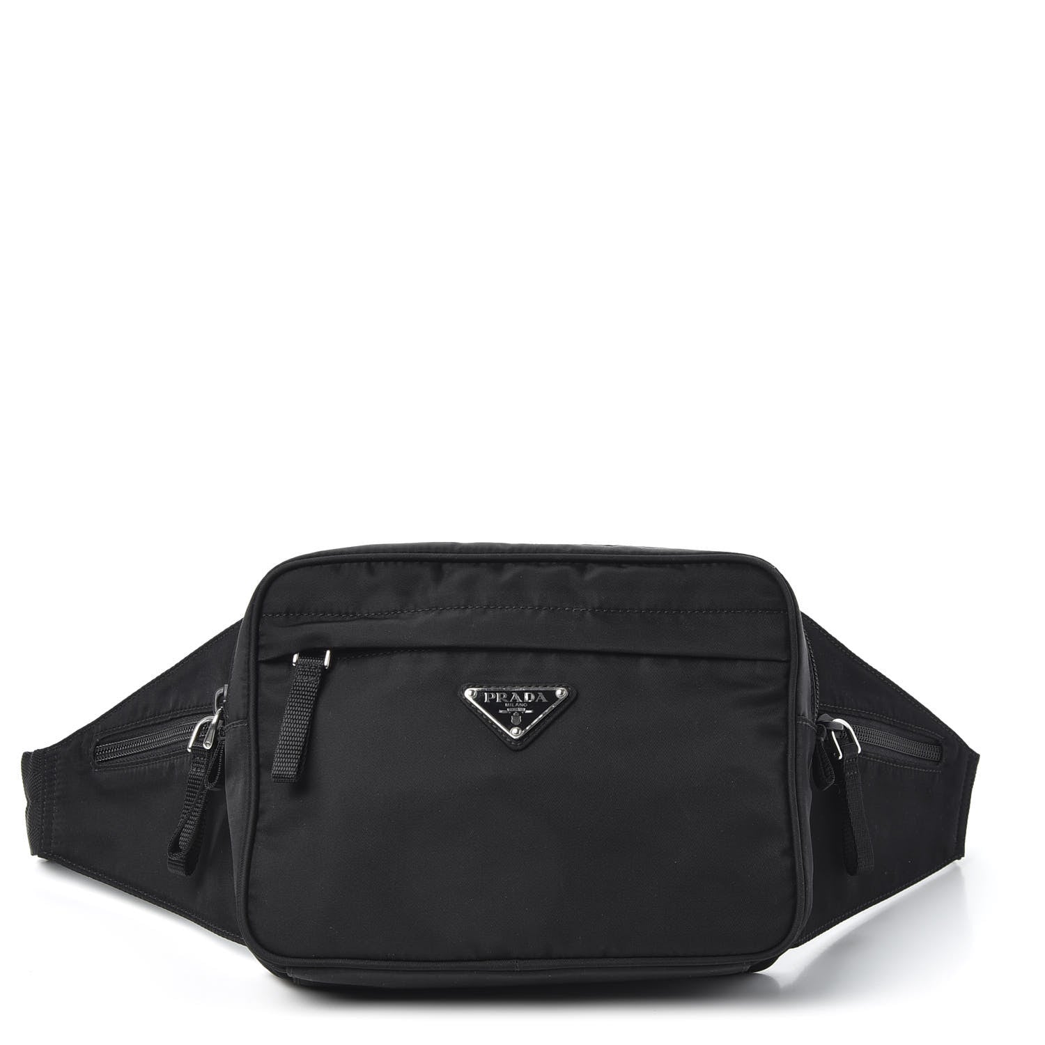 Prada Tessuto Nylon Belt Bag Black 1 of 8