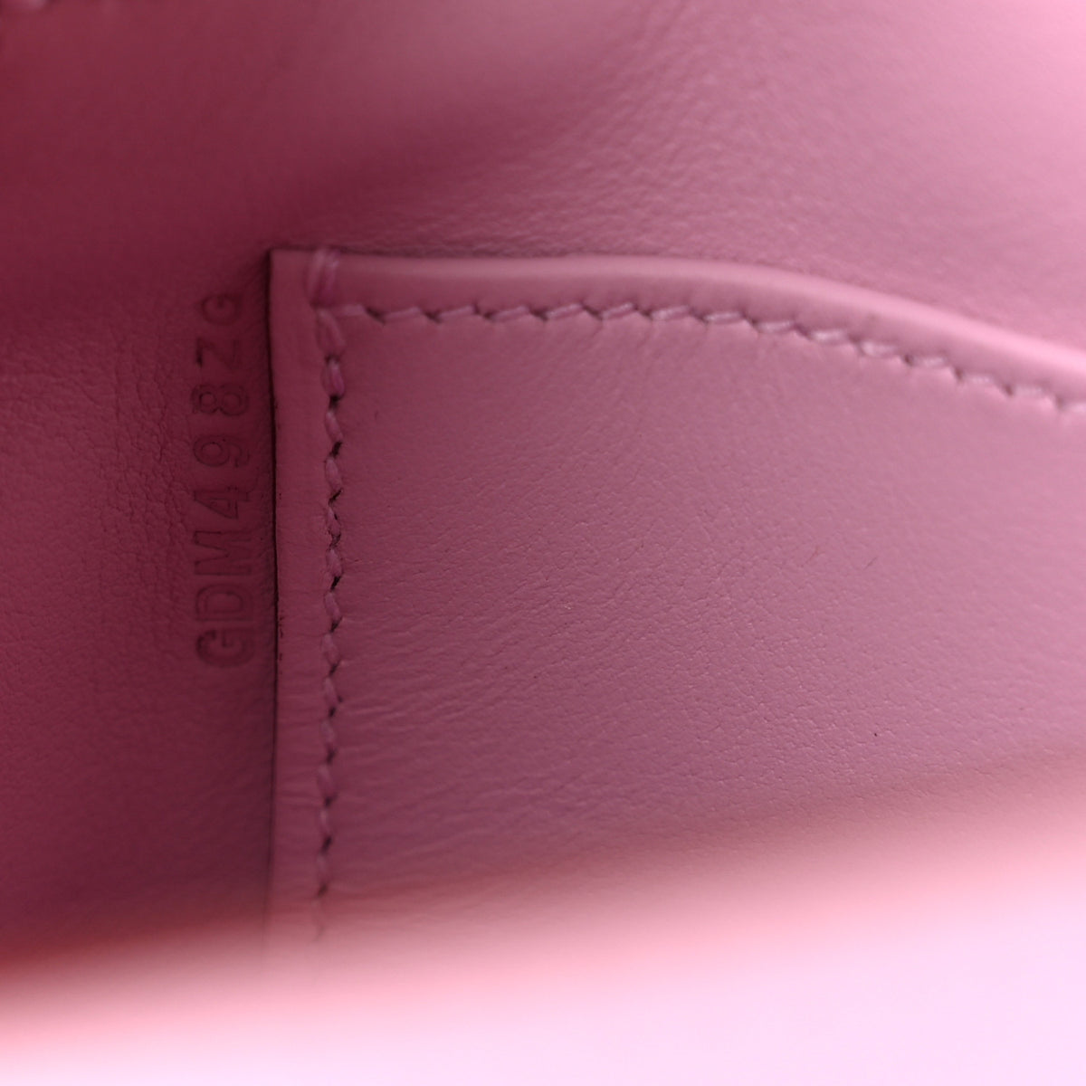 Hermes Swift Kelly Pochette Clutch Mauve Sylvestre 7 of 11