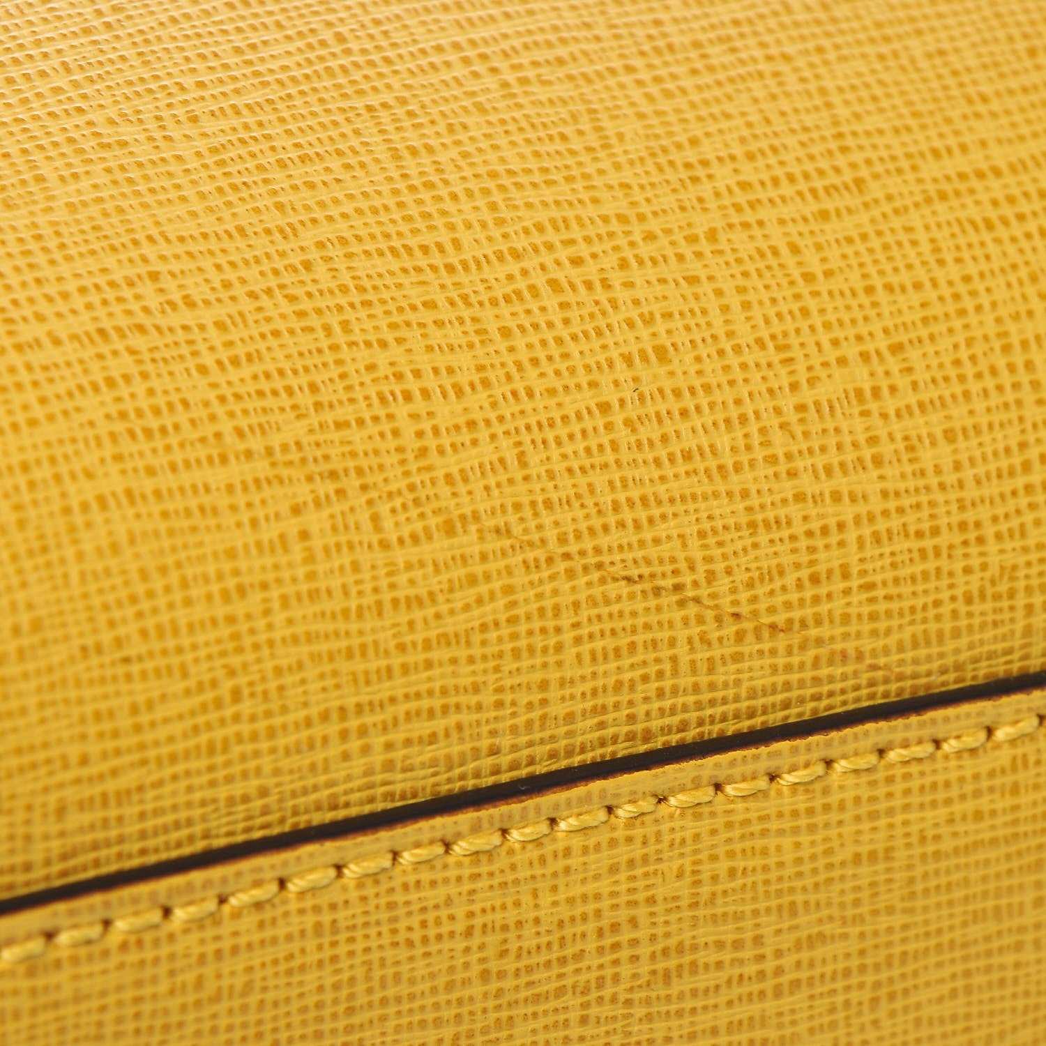Fendi Vitello Elite Regular 2Jours Tote Mustard 10 of 11