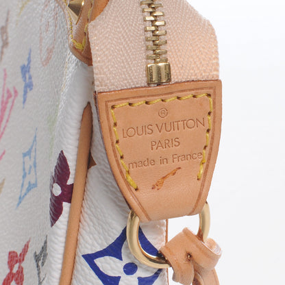 Louis Vuitton Monogram Multicolor Pochette Accessories White 8 of 8