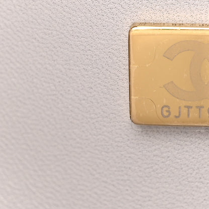 Chanel Caviar Quilted Jumbo Double Flap Grey 7 of 11