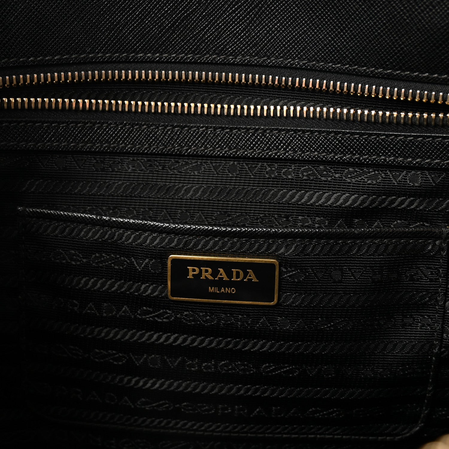 Prada Saffiano Large Galleria Double Zip Tote Black 5 of 8