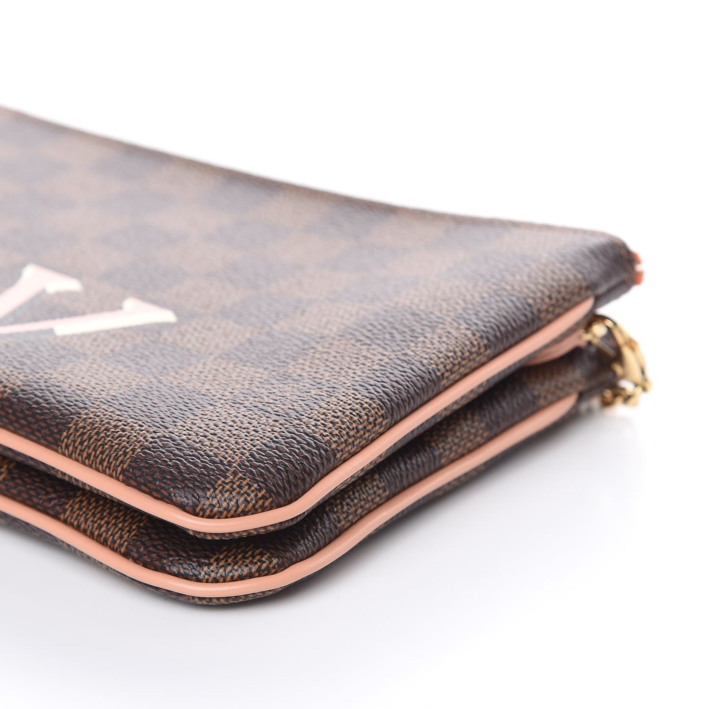 Damier Ebene Double Zip Pochette