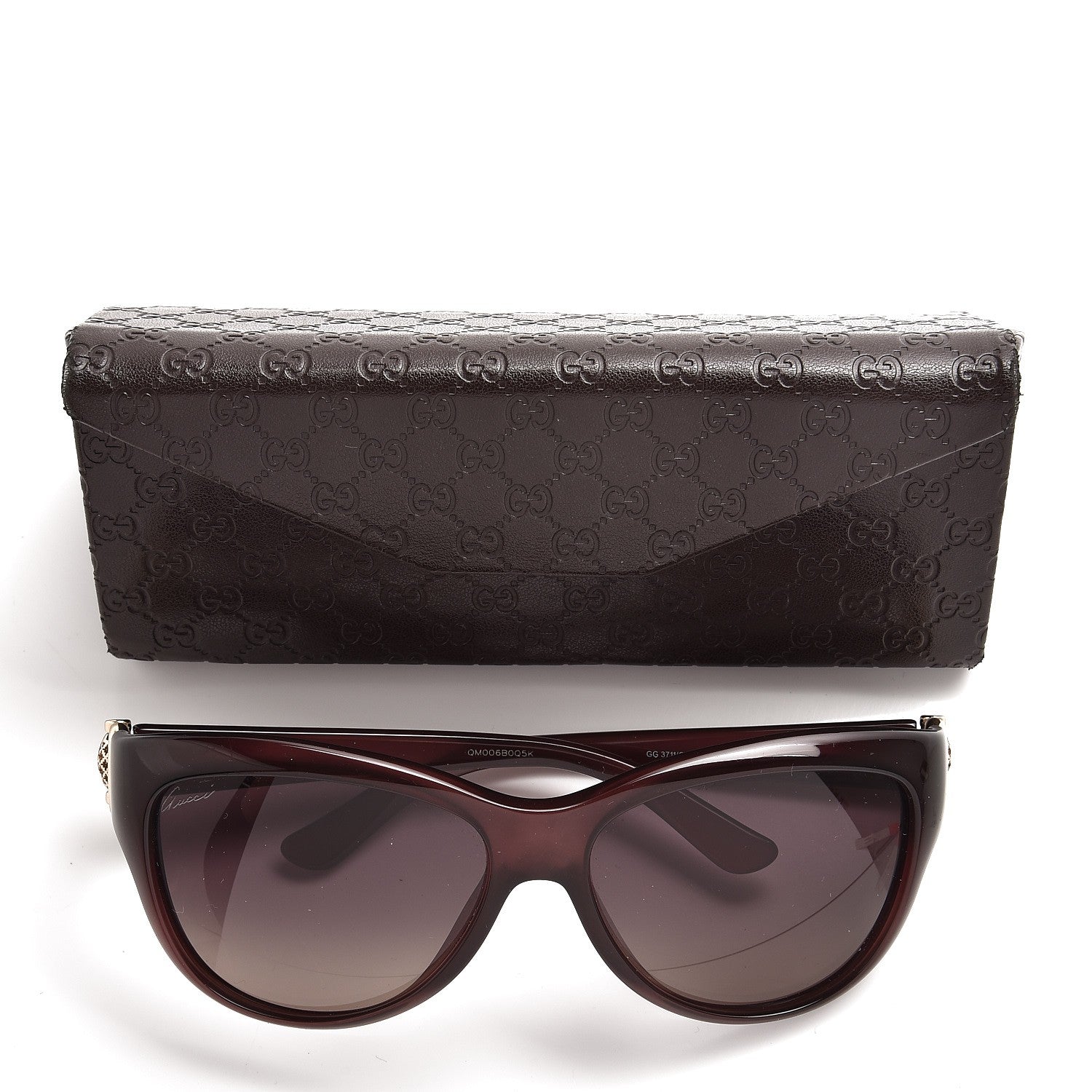 Gucci Horsebit Sunglasses 3711/S Burgundy 8 of 8