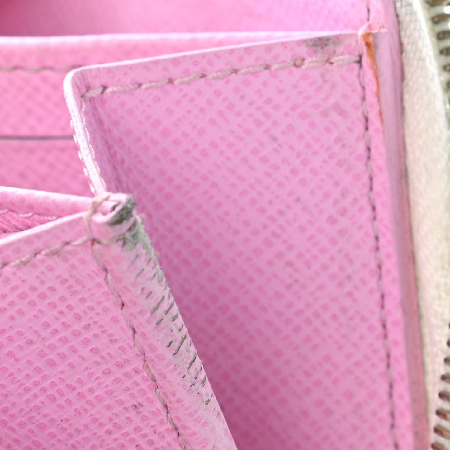 Monogram Multicolor Zippy Coin Purse Wallet White Litchi