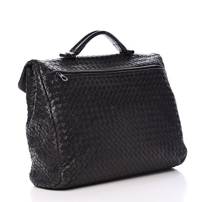 Bottega Veneta Nappa Intrecciato VN Briefcase Black 2 of 25