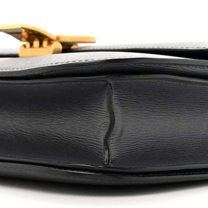Celine Liege Calfskin Medium Classic Box Flap Bag Liquorice 10 of 11