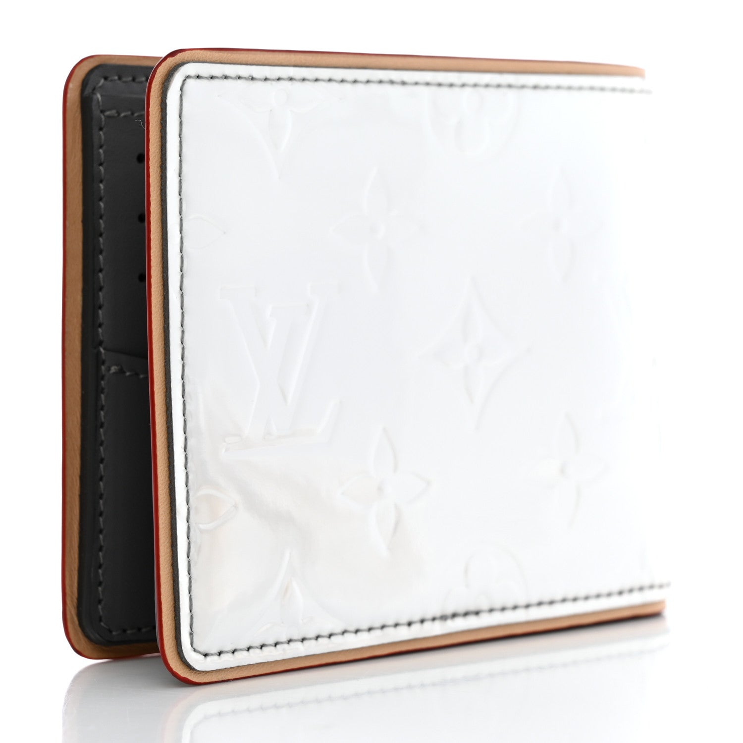 Louis Vuitton Monogram Mirror Slender Wallet Silver 3 of 8