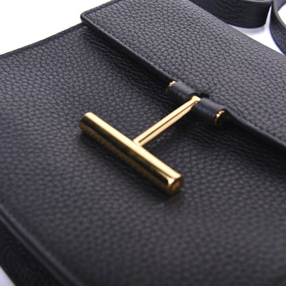 Tom Ford Grained Calfskin Small T Clasp Tara Crossbody Bag Black 11 of 13