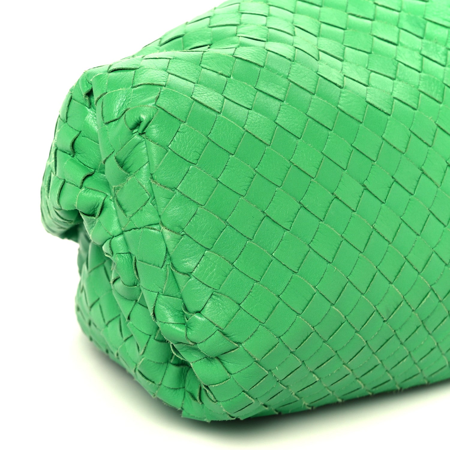 Bottega Veneta Nappa Maxi Intrecciato The Pouch Oversized Clutch Parakeet 10 of 11