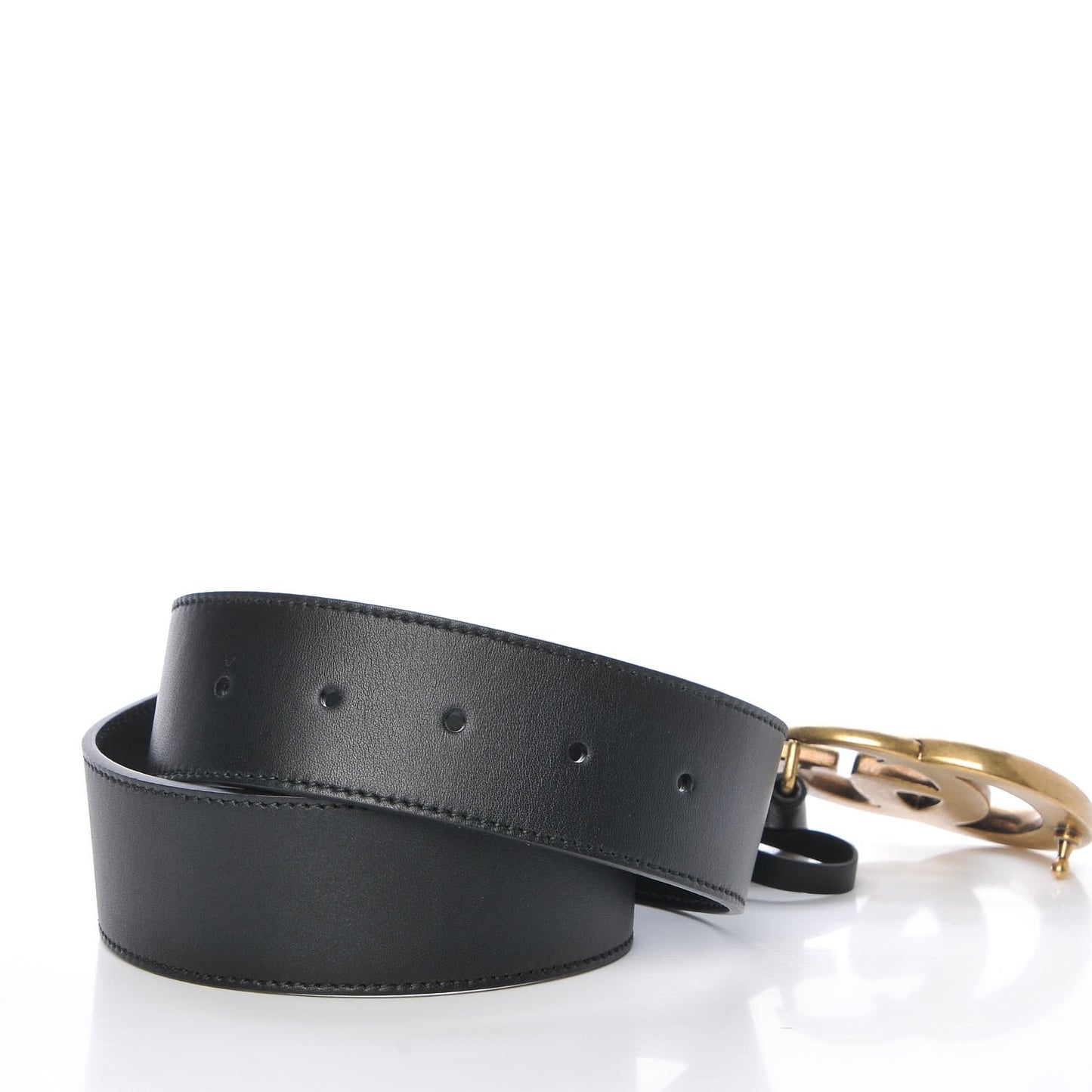 Calfskin Double G 40mm Belt 65 26 Black