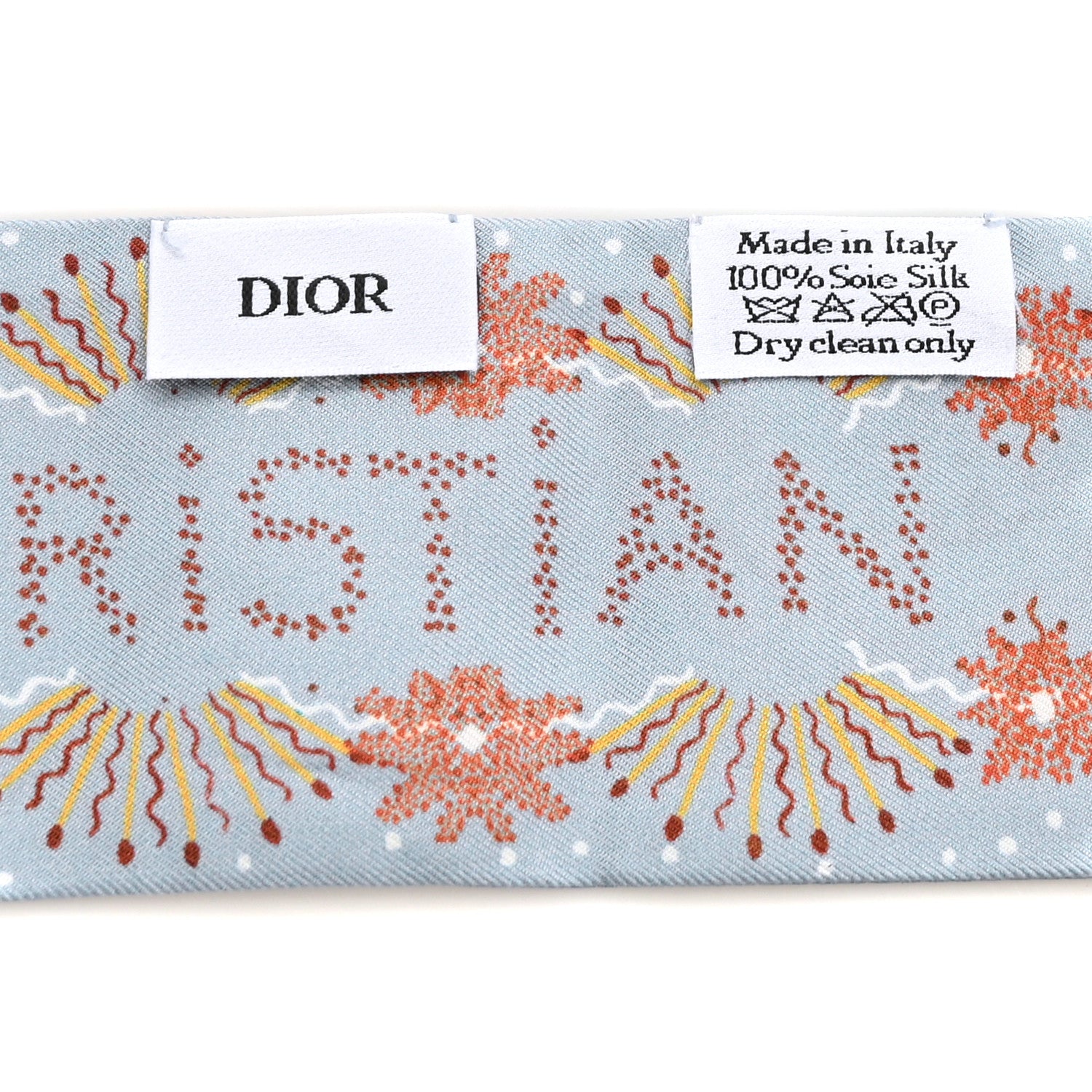 Christian Dior Silk Mitzah Scarf Multicolor 3 of 3