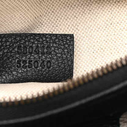 Gucci Grained Calfskin Logo Belt Bag Black 7 of 12