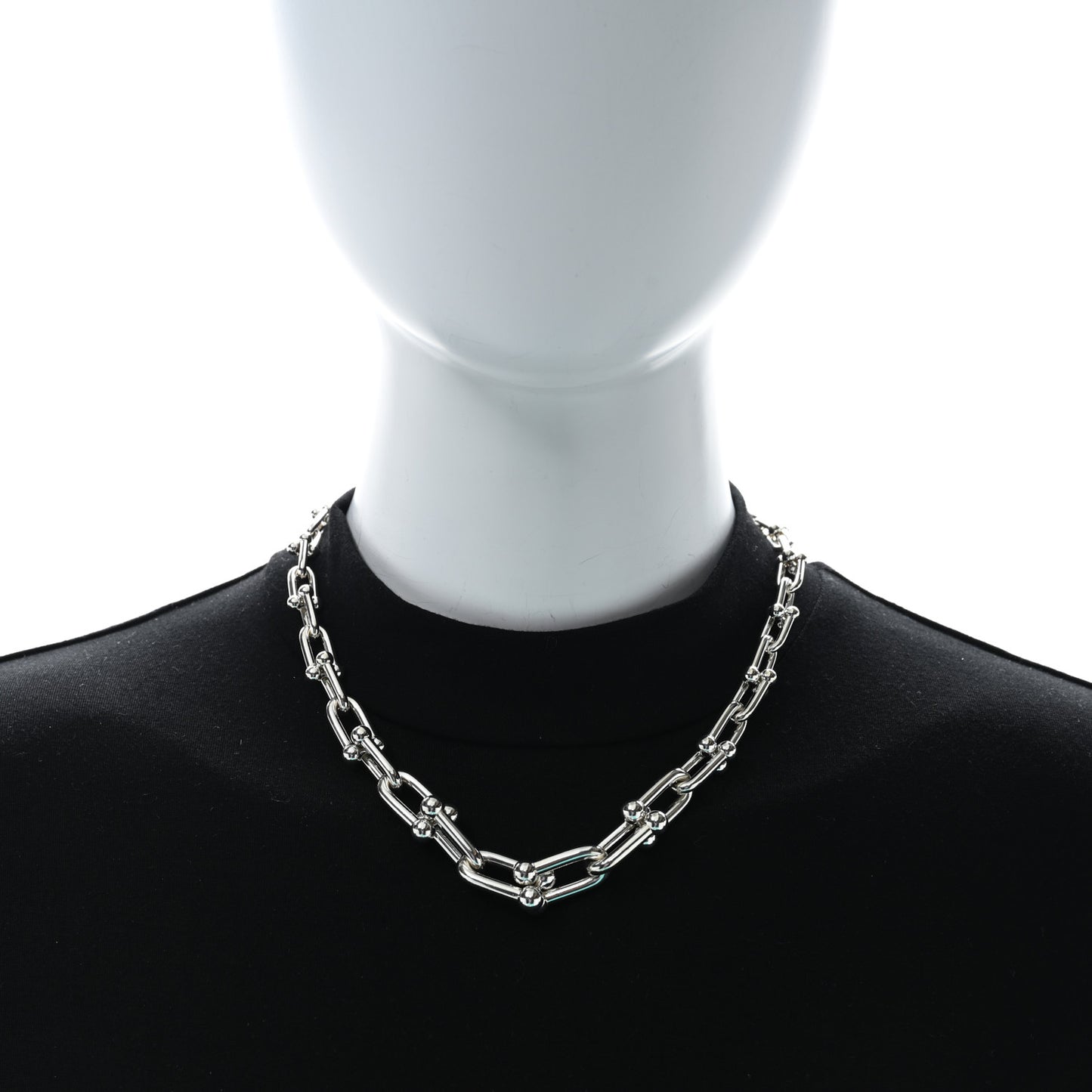 Sterling Silver HardWear Graduated Link Necklace