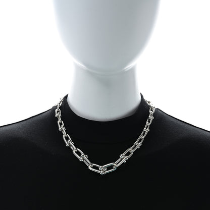 Tiffany Sterling Silver HardWear Graduated Link Necklace 3 of 4