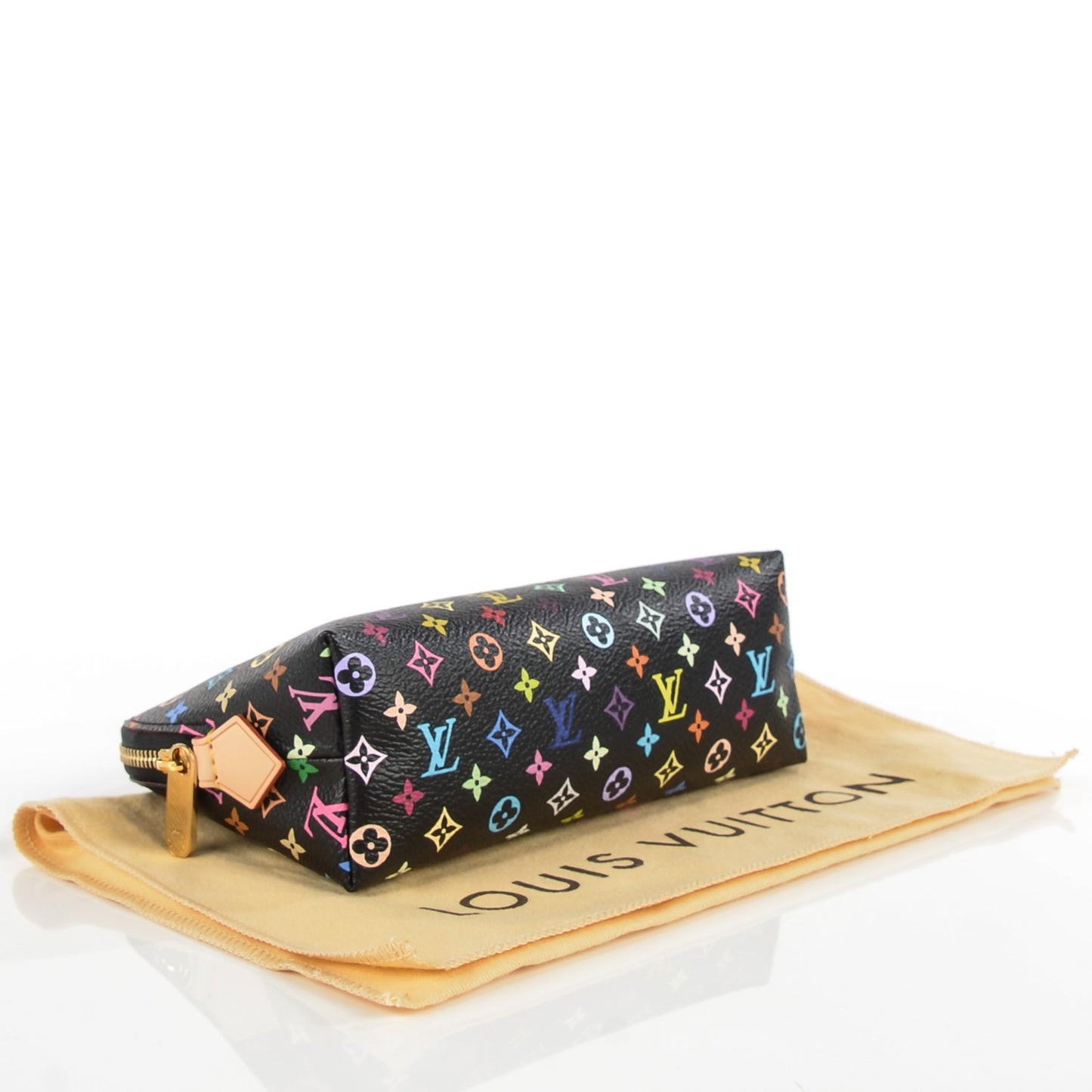 Monogram Multicolor Cosmetic Pouch Black Grenade