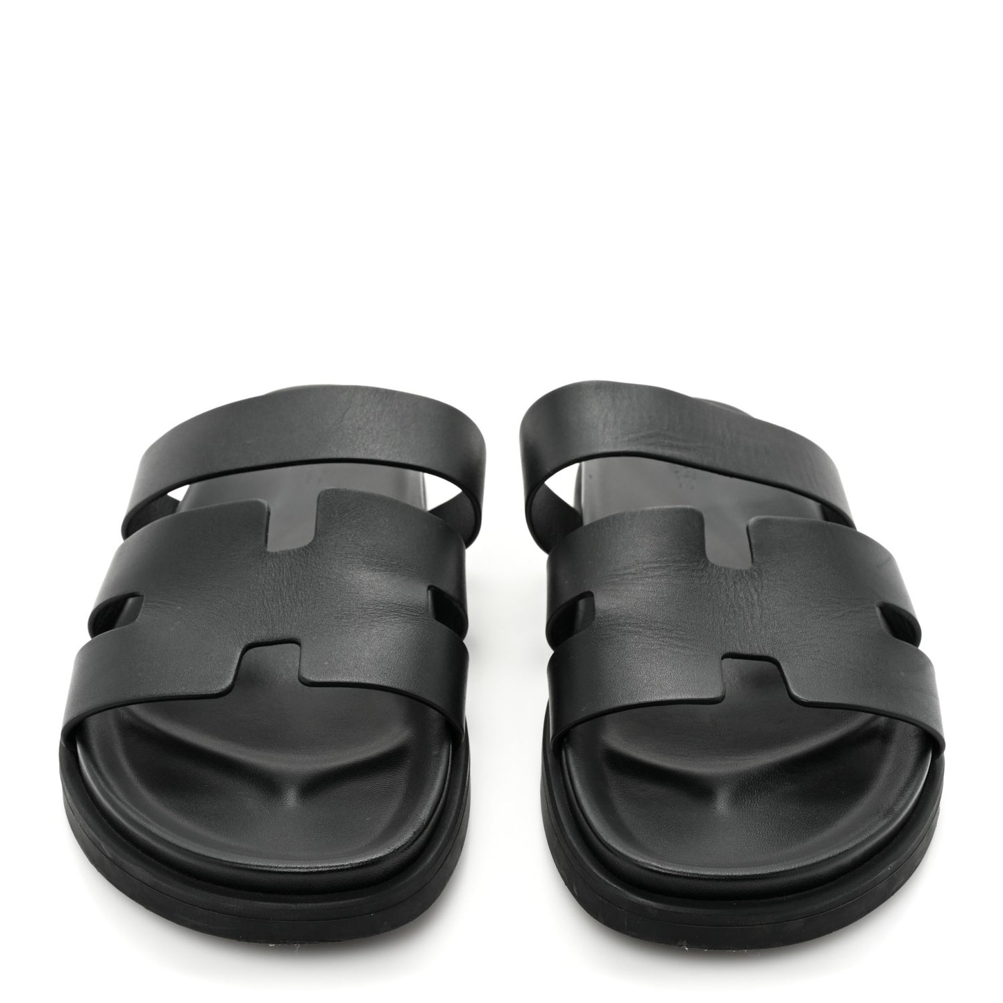 Calfskin Mens Ankara Sandals 43 Black