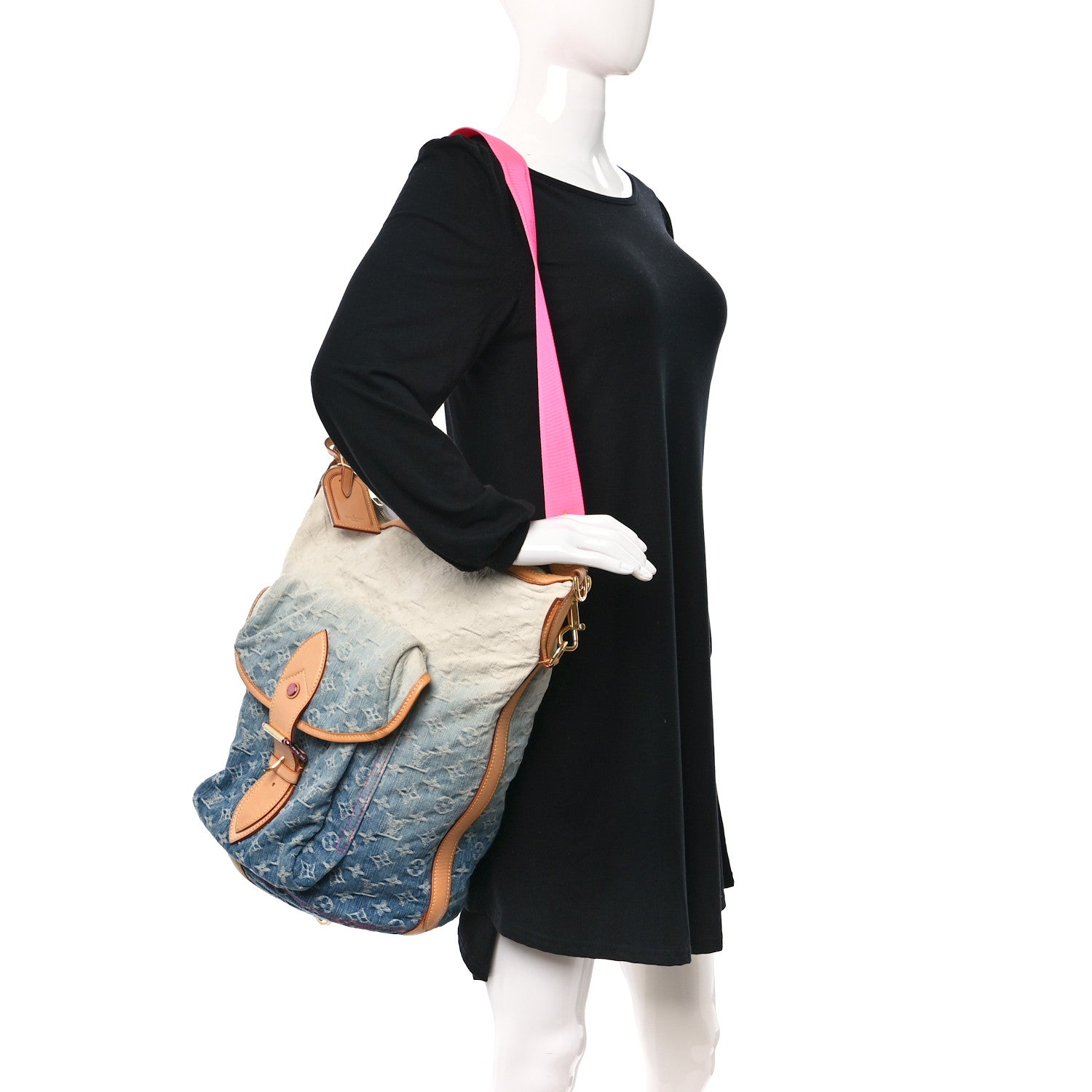 Louis Vuitton Denim Sunburst PM Messenger Blue 2 of 9