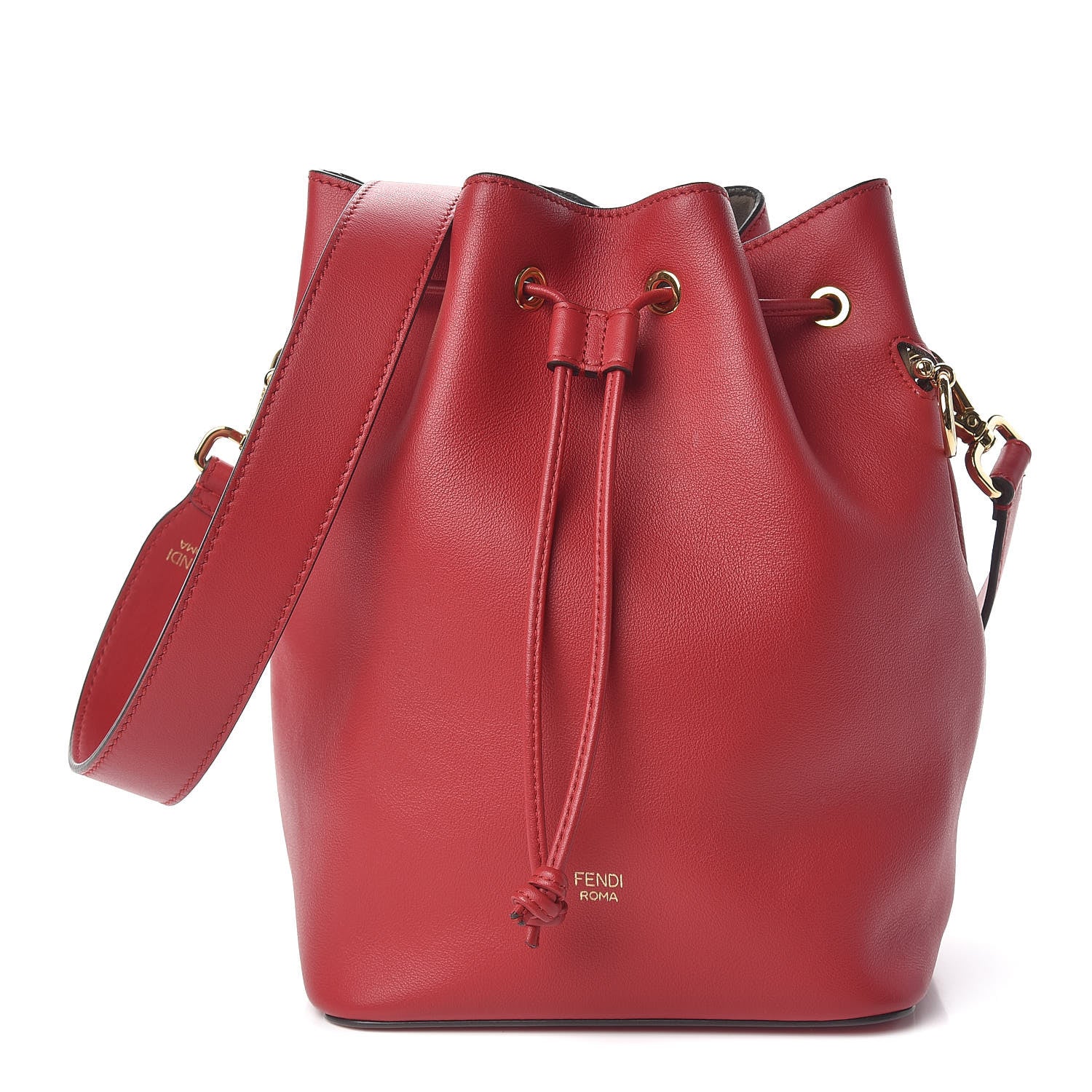 Fendi Vitello Grace Matte F is Fendi Grande Mon Tresor Bucket Bag Fragola 1 of 11