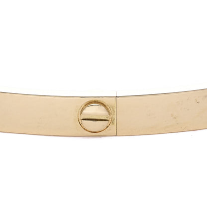 Cartier 18K Yellow Gold Small LOVE Bracelet 16 5 of 8