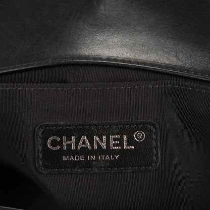 Chanel Calfskin Double Stitch Medium Boy Flap Black 6 of 7