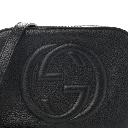 Gucci Pebbled Calfskin Small Soho Disco Bag Black 8 of 13