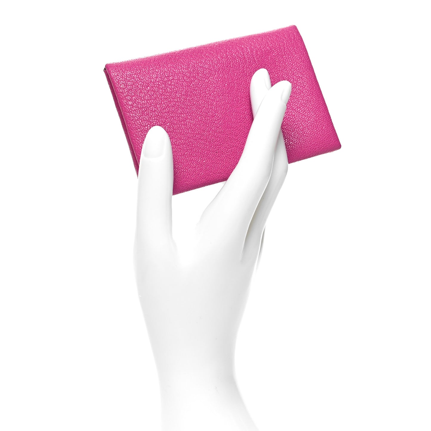 Chevre Mysore Calvi Duo Card Case Rose Pourpre