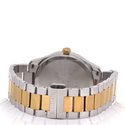 Gucci Stainless Steel 38mm G-Timeless Two Tone Snake Quartz Watch 4 of 6