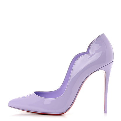 Christian Louboutin Patent Hot Chick 100 Pumps 39 Lilac Smoke 1 of 8