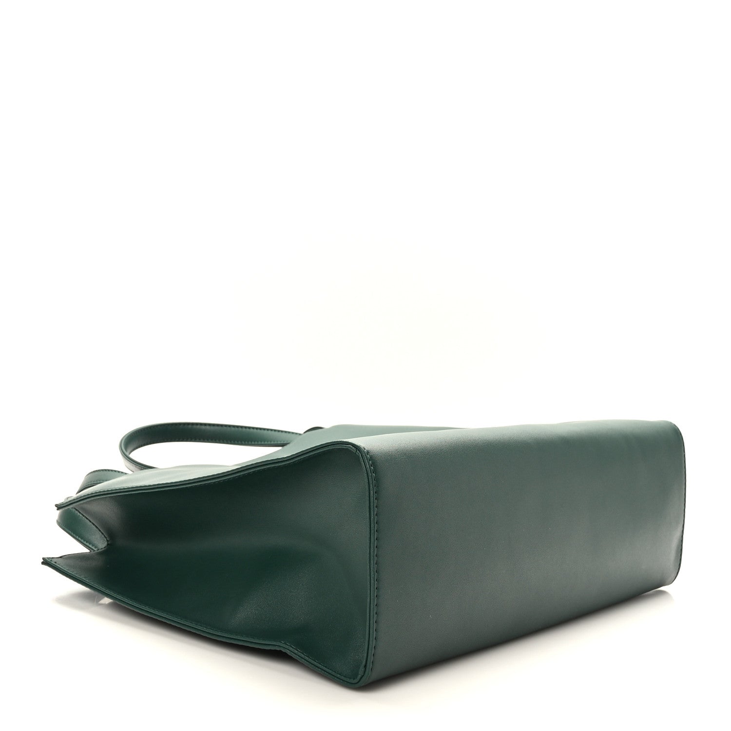 Telfar Vegan Leather Medium Shopping Bag Dark Olive 4 of 8