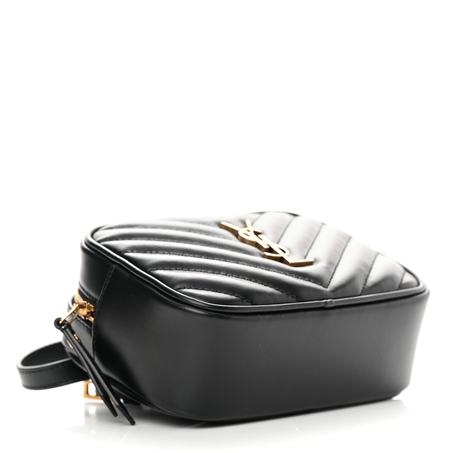 Calfskin Matelasse Monogram Lou Belt Bag Black