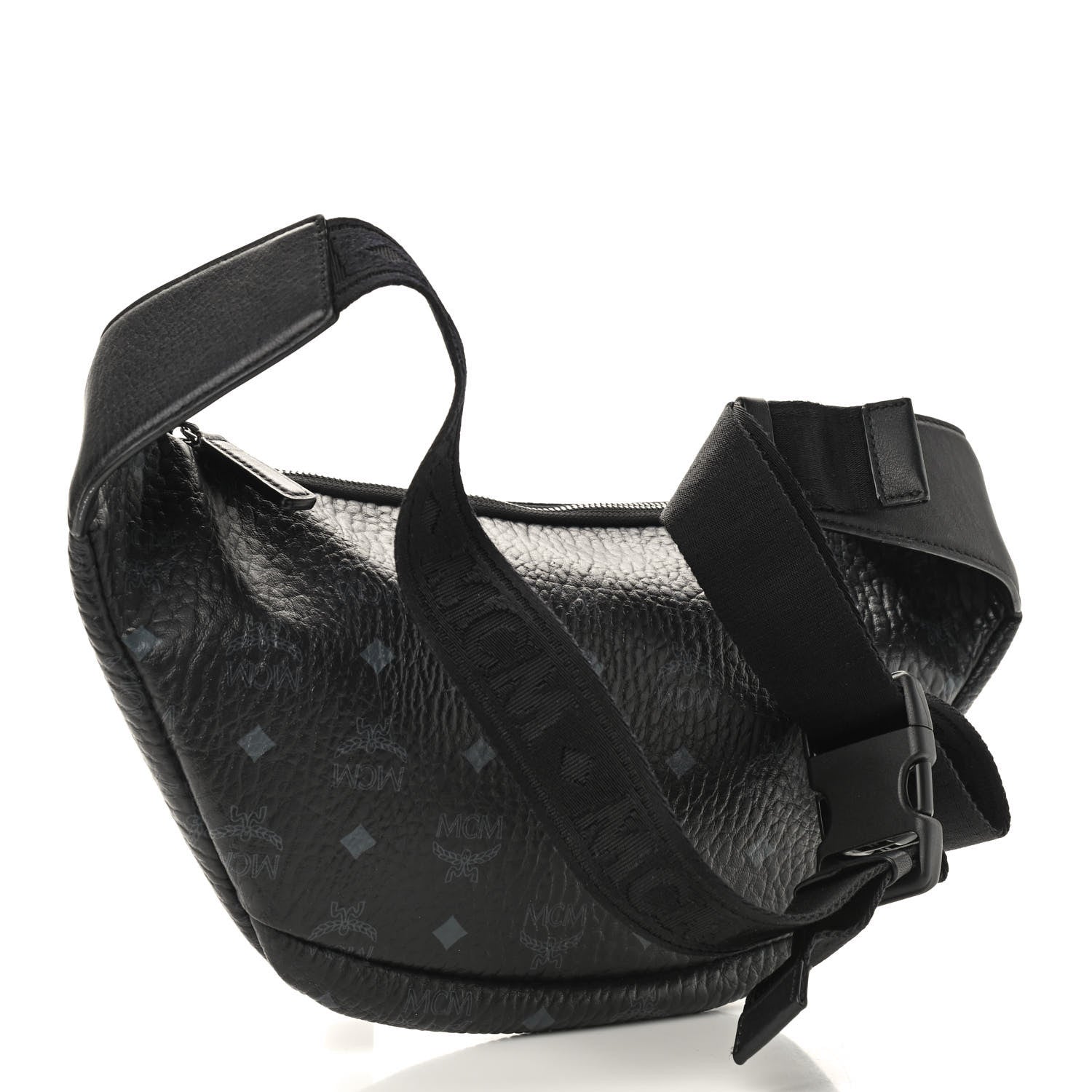 MCM Visetos Stark Belt Bag Black 2 of 8