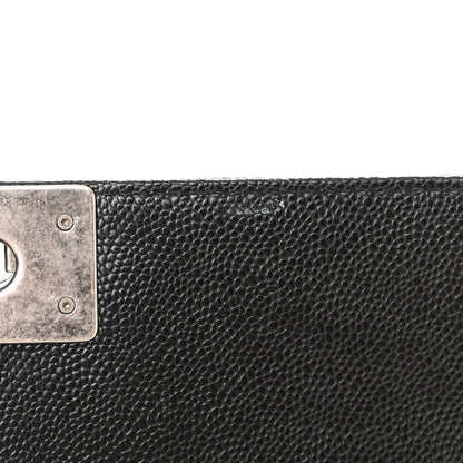 Chanel Caviar Quilted Medium Boy Flap Black 11 of 11