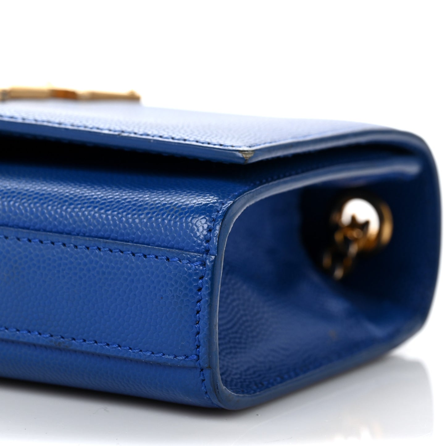Grain De Poudre Small Classic Monogram Kate Satchel Royal Blue