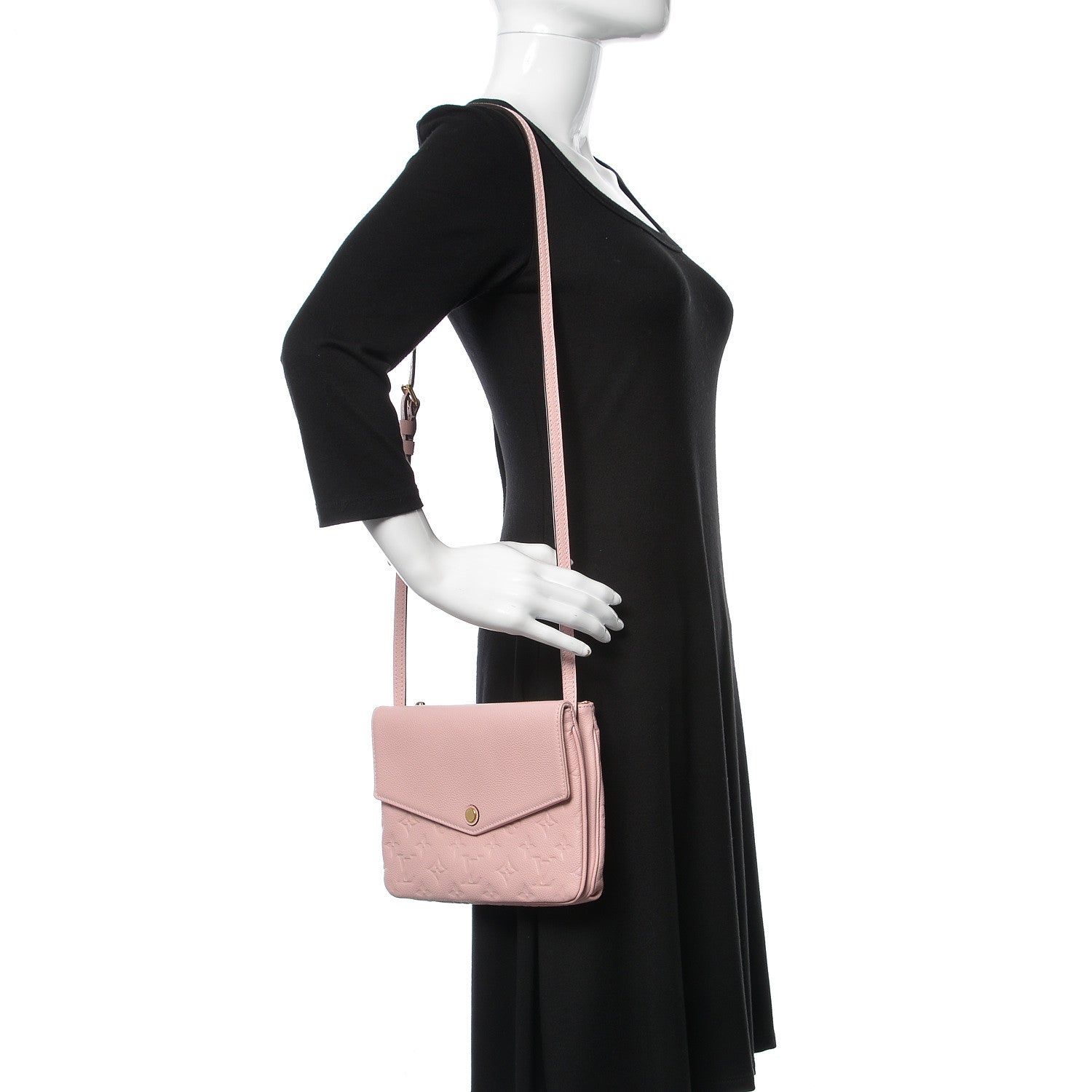 Louis Vuitton Empreinte Twice Rose Ballerine 2 of 12