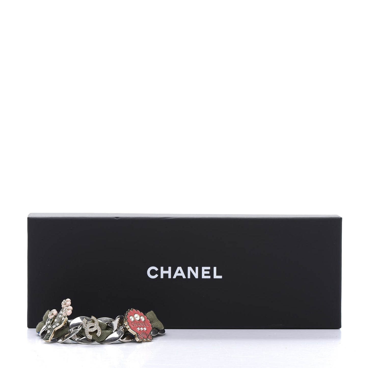 Fabric Cuba CC Chain Bracelet