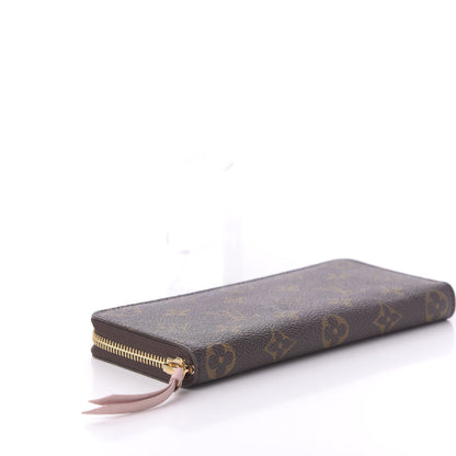Louis Vuitton Monogram Clemence Wallet Rose Ballerine 4 of 9
