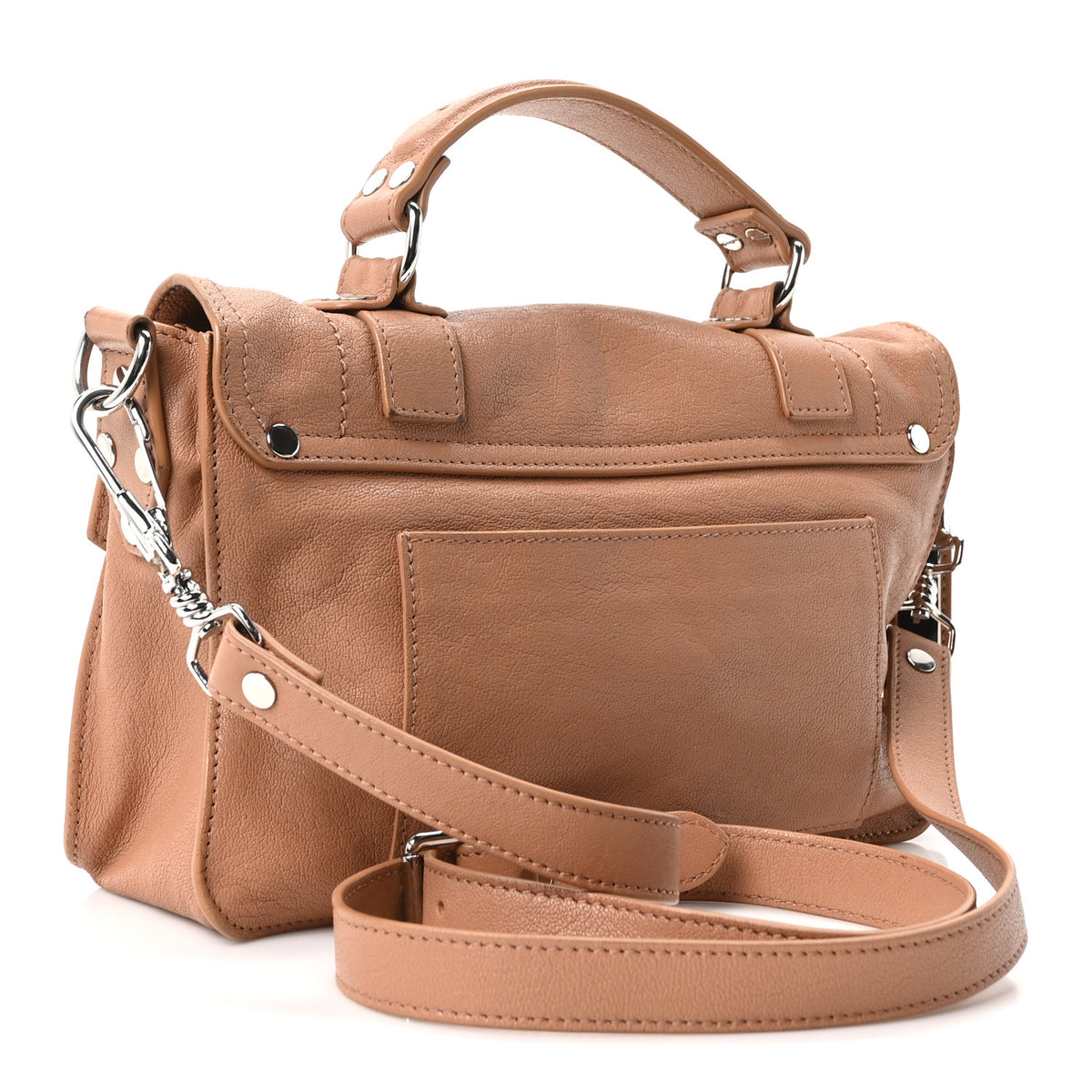 Proenza Schouler Lambskin Tiny PS1 Satchel Dune 2 of 8