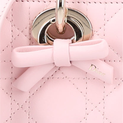 Christian Dior Lambskin Cannage Mini Lady D-Joy Soupir Pink 7 of 9