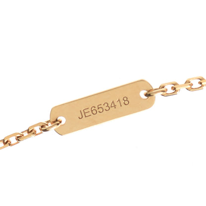 Van Cleef & Arpels 18K Yellow Gold Diamond Perlee Pendant Necklace 6 of 7