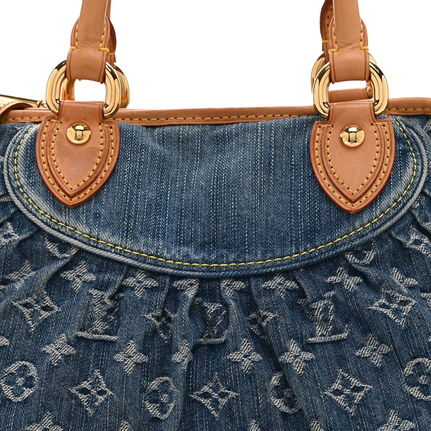 Louis Vuitton Denim Neo Cabby MM Blue 8 of 10