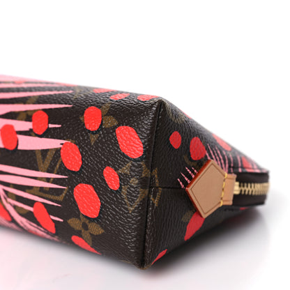 Louis Vuitton Monogram Jungle Dots Cosmetic Pouch Sugar Pink Poppy 8 of 9